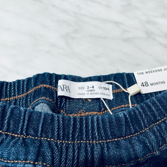 Zara girls jeans size 3-4 NWT - Picture 3 of 3